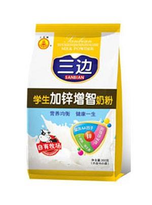 三邊學(xué)生加鋅增智奶粉